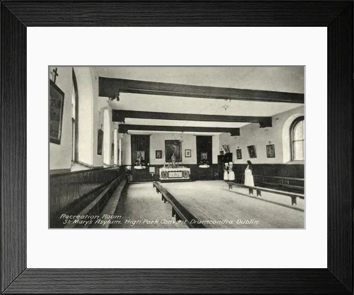 Framed Print : Drumcondra Magdalen Home, Dublin - Recreation Room Framed Print : Drumcondra Magdalen Home, Dublin - Recreation Room