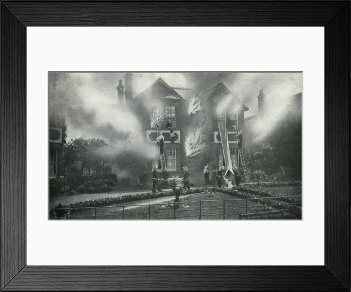 Framed Print : Fire Drill, Grooms Orphanage, Clacton-on-Sea Framed Print : Fire Drill, Grooms Orphanage, Clacton-on-Sea