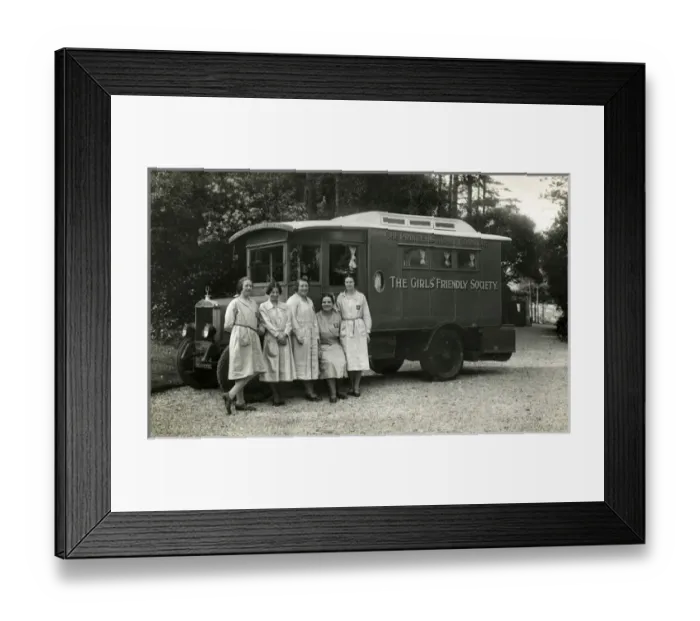 Framed Print : Girls Friendly Society Princess Mary Caravan Framed Print : Girls Friendly Society Princess Mary Caravan
