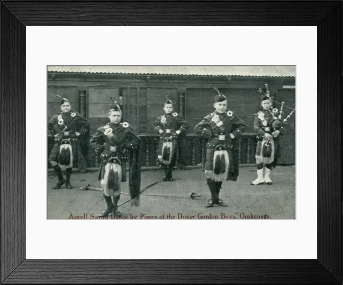 Framed Print : Gordon Boys Orphanage, Dover - Sword Dance Framed Print : Gordon Boys Orphanage, Dover - Sword Dance