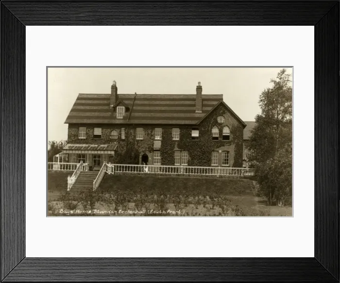 Framed Print : Boys Home, Standon, Staffordshire Framed Print : Boys Home, Standon, Staffordshire