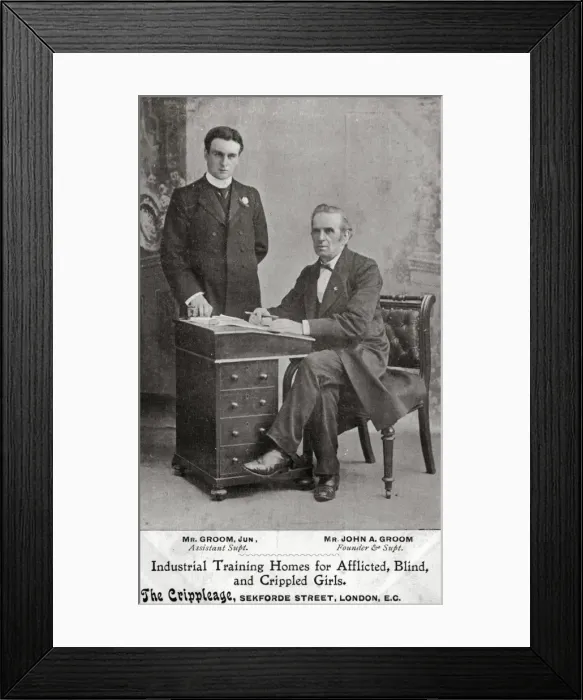 Framed Print : Groom, John A and Junior Framed Print : Groom, John A and Junior