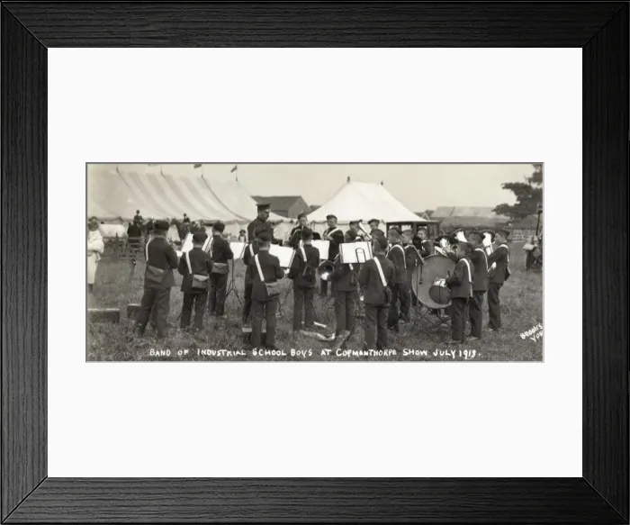 Framed Print : York Industrial School Band at Copmanthorpe Show Framed Print : York Industrial School Band at Copmanthorpe Show