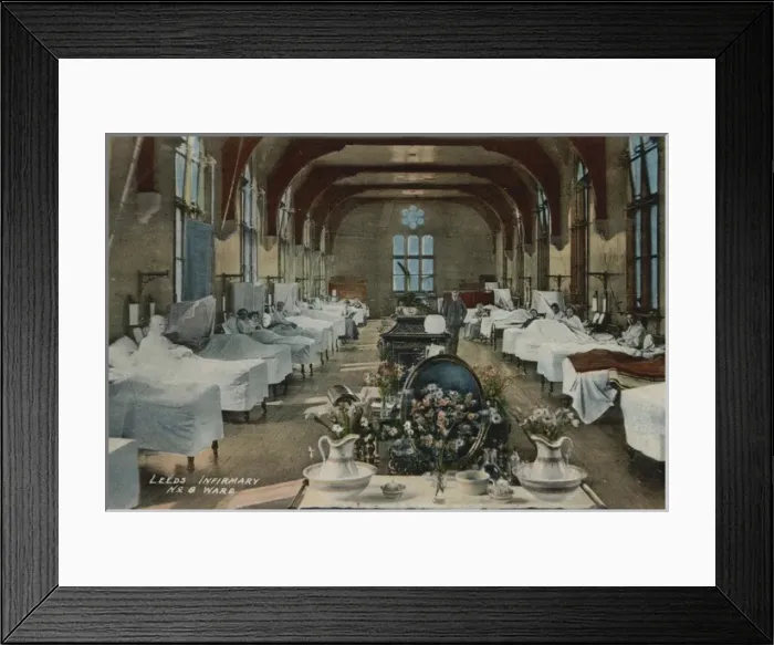 Framed Print : Ward at Leeds Infirmary, West Yorkshire Framed Print : Ward at Leeds Infirmary, West Yorkshire