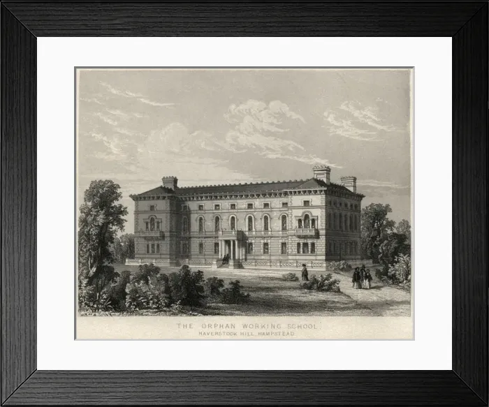 Framed Print : London Orphan Working School, Hampstead Framed Print : London Orphan Working School, Hampstead