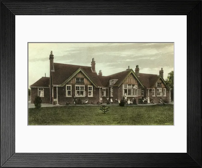Framed Print : Hospital block at NCH Childrens Home Alverstoke, Hampshire Framed Print : Hospital block at NCH Childrens Home Alverstoke, Hampshire