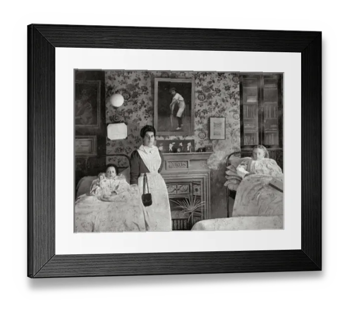 Framed Print : Hospital at the NCH Childrens Home London Framed Print : Hospital at the NCH Childrens Home London