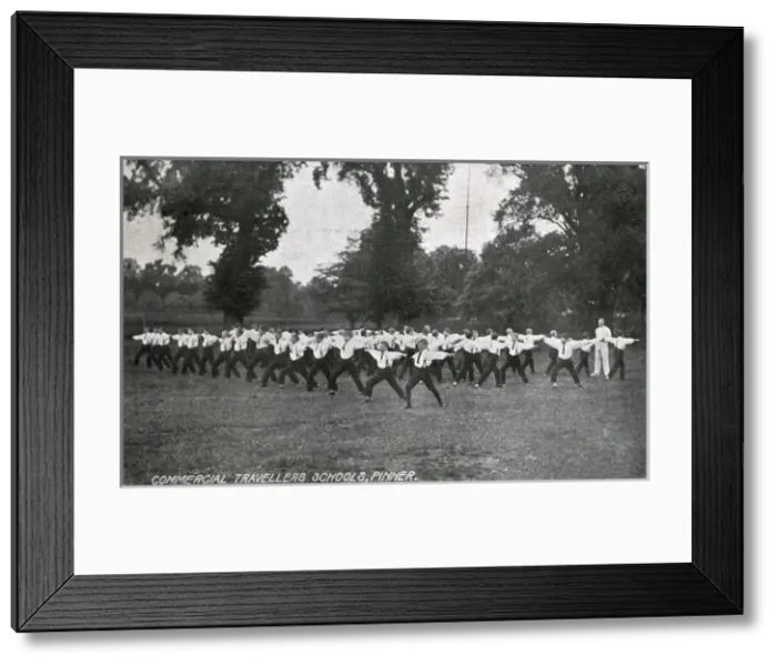 Framed Print : Boys at Commercial Travellers Schools, Pinner, Middlesex Framed Print : Boys at Commercial Travellers Schools, Pinner, Middlesex