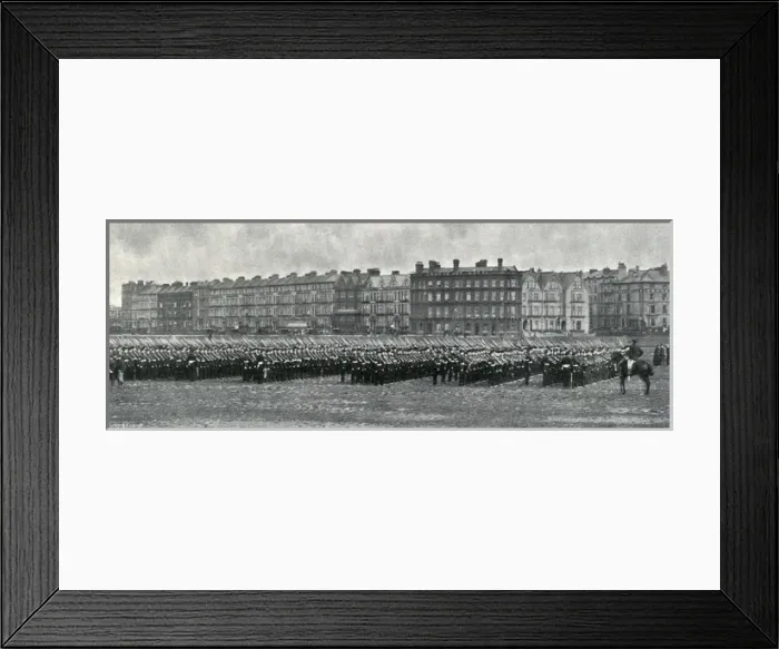 Framed Print : Royal Marine Light Infantry Inspection, Southsea, Hampshire Framed Print : Royal Marine Light Infantry Inspection, Southsea, Hampshire