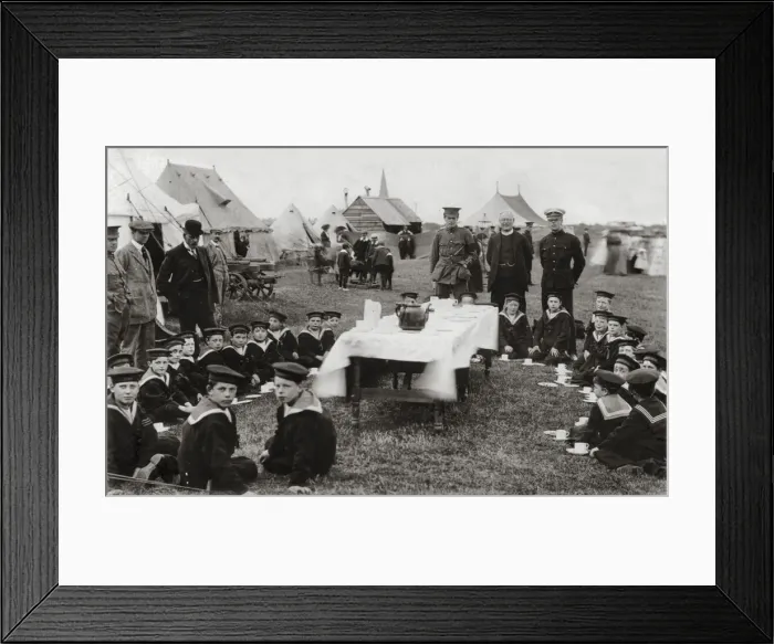 Framed Print : St Aidans Home, Tynemouth - Boys Camp Framed Print : St Aidans Home, Tynemouth - Boys Camp