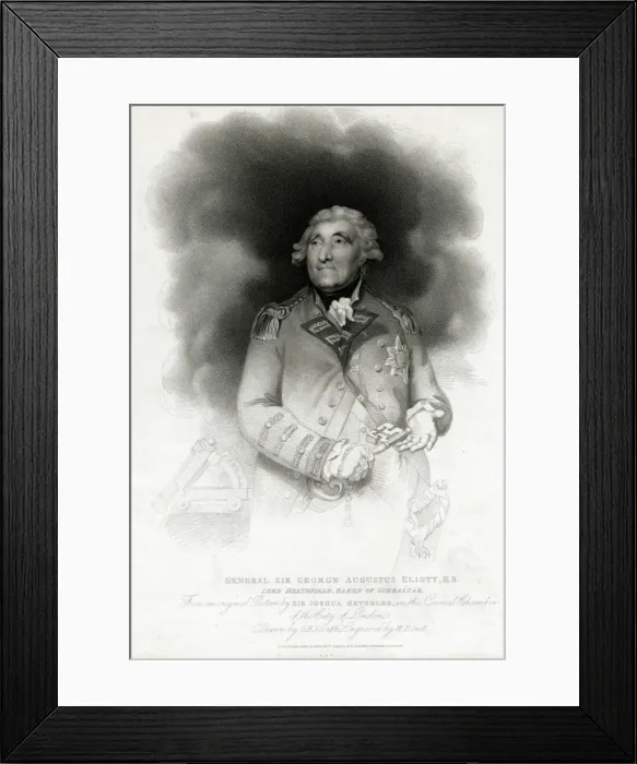 Framed Print : George Augustus Eliott, 1st Baron Heathfield Framed Print : George Augustus Eliott, 1st Baron Heathfield