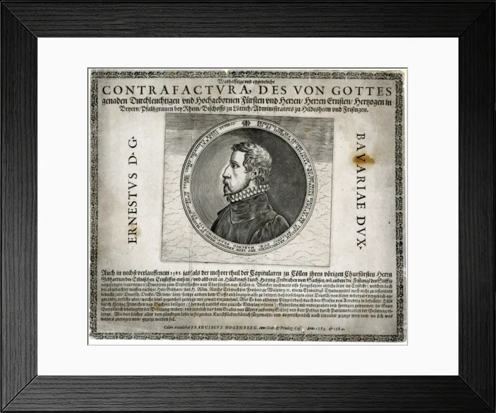 Framed Print : Ernest of Bavaria Framed Print : Ernest of Bavaria
