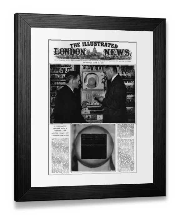 Framed Print : A Calculating machine Framed Print : A Calculating machine