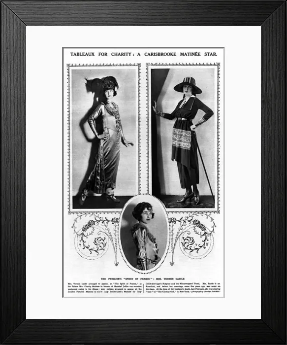 Framed Print : Irene Castle Framed Print : Irene Castle