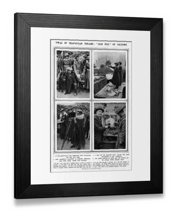 Framed Print : Our Day in London, October 1918 Framed Print : Our Day in London, October 1918
