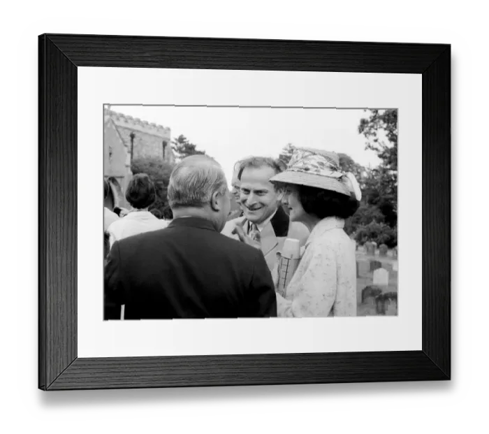 Framed Print : Edward Heath at the Aldeburgh Festival Framed Print : Edward Heath at the Aldeburgh Festival