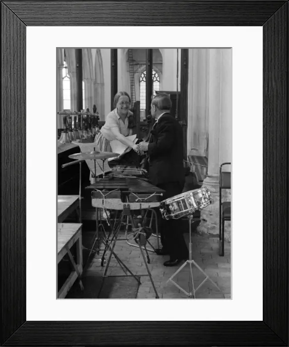 Framed Print : Imogen Holst with James Blades Framed Print : Imogen Holst with James Blades