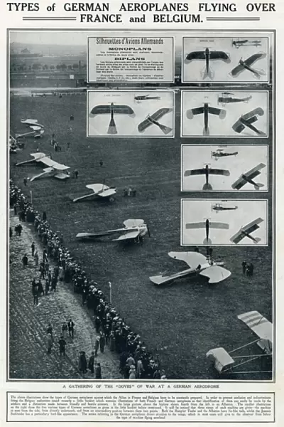 Types of German aeroplanes, World War One