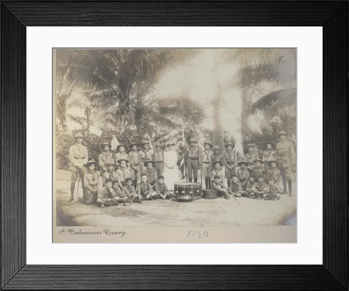 Framed Print : Scouts of the 1st Bahamas Troop Framed Print : Scouts of the 1st Bahamas Troop