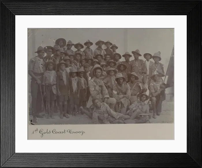Framed Print : Scouts of the 1st Gold Coast Troop, Ghana, West Africa Framed Print : Scouts of the 1st Gold Coast Troop, Ghana, West Africa