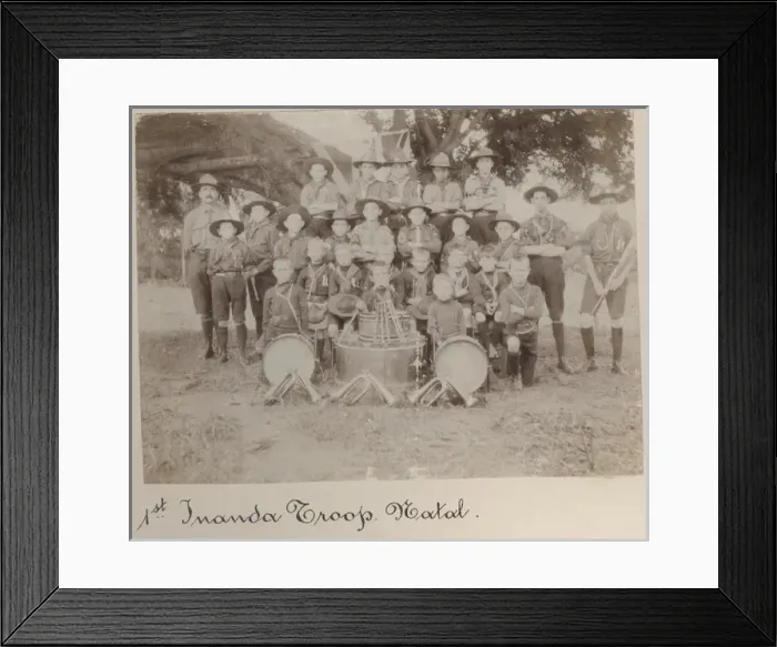 Framed Print : Scouts of the 1st Inanda Troop, Natal, South Africa Framed Print : Scouts of the 1st Inanda Troop, Natal, South Africa