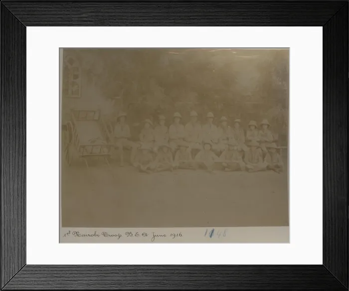 Framed Print : Scouts of the 1st Nairobi Troop, East Africa Framed Print : Scouts of the 1st Nairobi Troop, East Africa