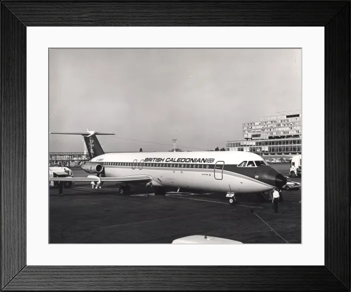 Framed Print : BAC One-Eleven 509EW, G-AWWY - British Caledonian Framed Print : BAC One-Eleven 509EW, G-AWWY - British Caledonian
