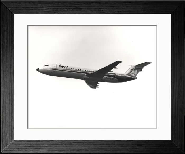 Framed Print : BAC One-Eleven 520FN, PP-SDQ, of Sadia Framed Print : BAC One-Eleven 520FN, PP-SDQ, of Sadia