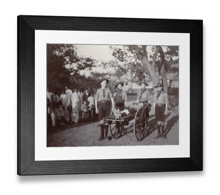Framed Print : Scouts of No. 1 Troop, Bombay, India Framed Print : Scouts of No. 1 Troop, Bombay, India
