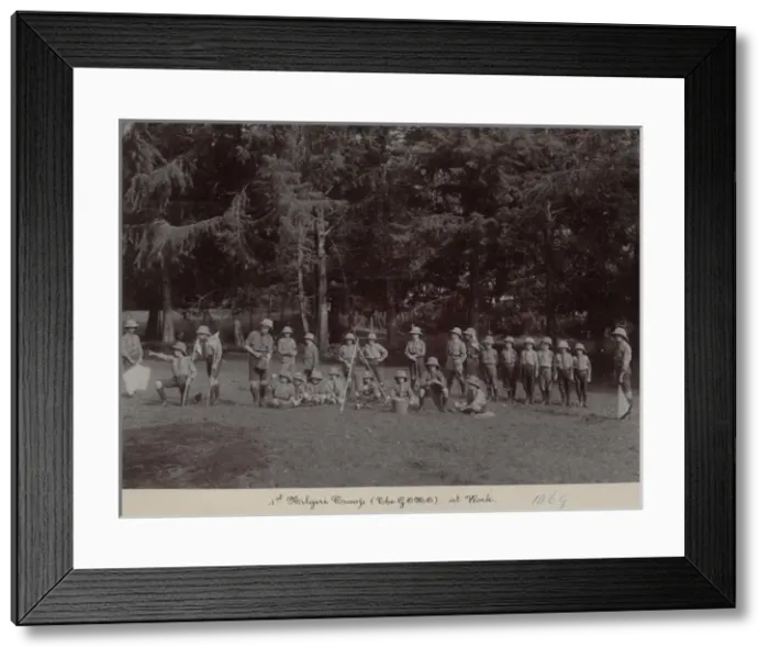 Framed Print : Scouts of the 1st Nilgiri Troop, India Framed Print : Scouts of the 1st Nilgiri Troop, India