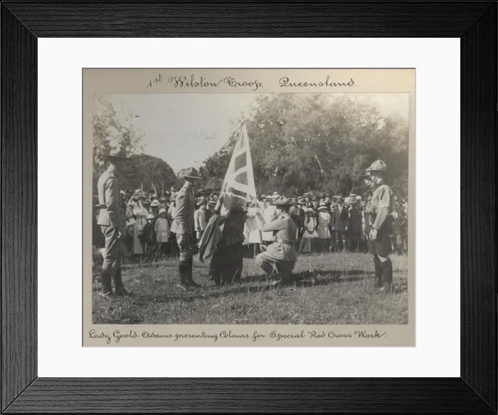 Framed Print : Scouts of the 1st Wilston Troop, Queensland, Australia Framed Print : Scouts of the 1st Wilston Troop, Queensland, Australia