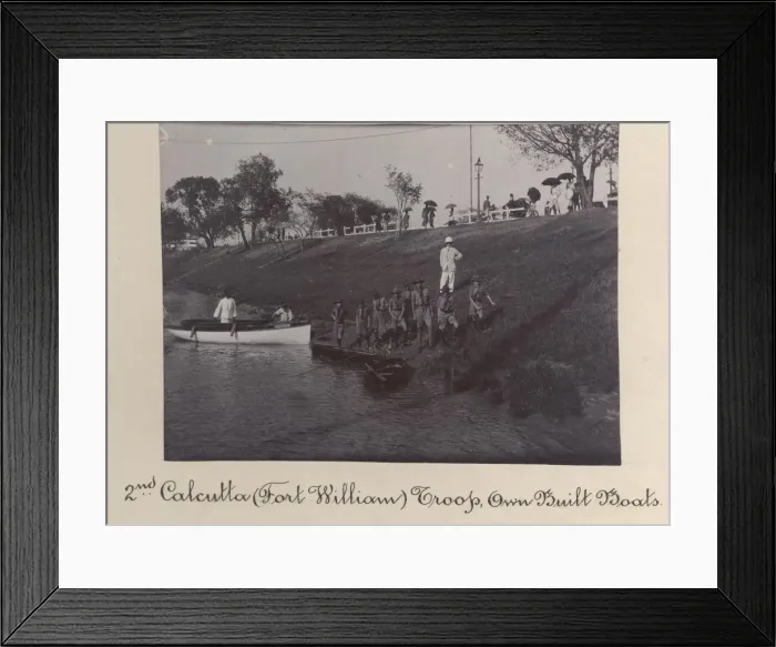 Framed Print : Scouts of the 2nd Calcutta Troop, India Framed Print : Scouts of the 2nd Calcutta Troop, India