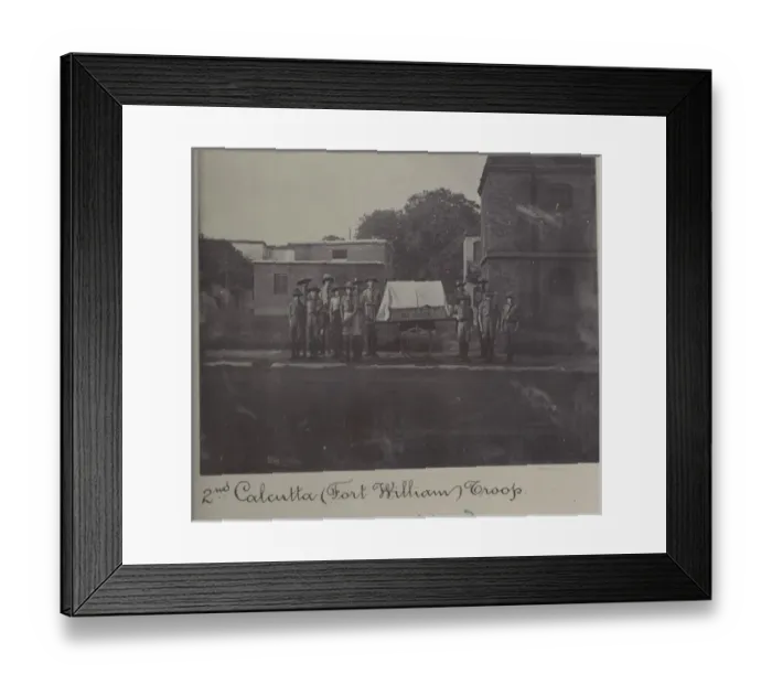Framed Print : Scouts of the 2nd Calcutta Troop, India Framed Print : Scouts of the 2nd Calcutta Troop, India