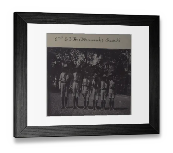 Framed Print : Scouts of the 2nd East India Railway Company, India Framed Print : Scouts of the 2nd East India Railway Company, India
