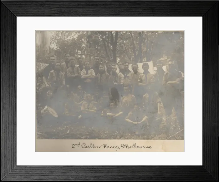 Framed Print : Scouts of the 2nd Carlton Troop, Melbourne, Australia Framed Print : Scouts of the 2nd Carlton Troop, Melbourne, Australia