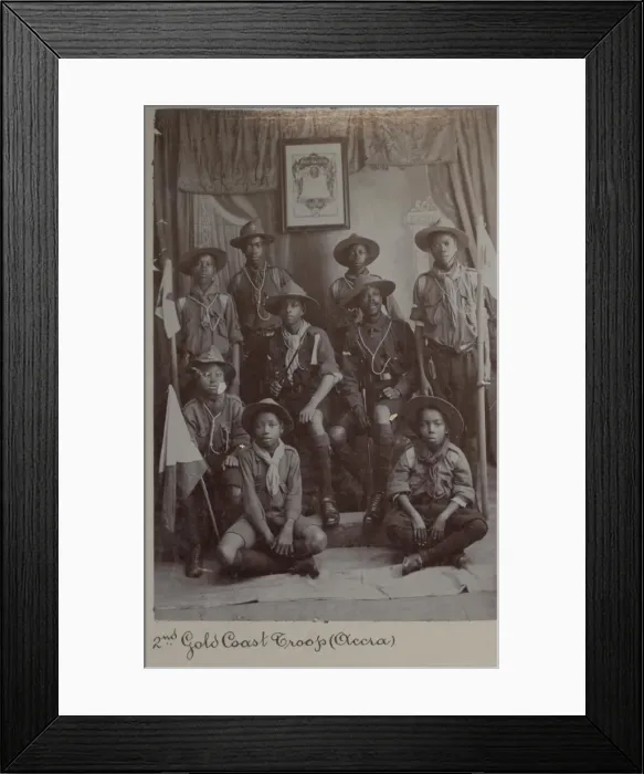 Framed Print : Scouts of the 2nd Gold Coast Troop, Accra, West Africa Framed Print : Scouts of the 2nd Gold Coast Troop, Accra, West Africa