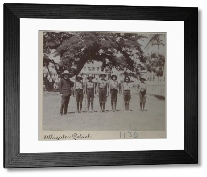 Framed Print : Scouts of the 4th Guiana Troop, South America Framed Print : Scouts of the 4th Guiana Troop, South America