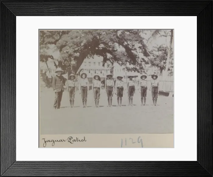 Framed Print : Scouts of the 4th Guiana Troop, South America Framed Print : Scouts of the 4th Guiana Troop, South America