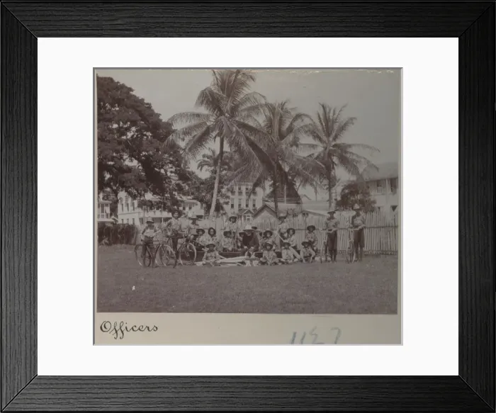 Framed Print : Officers of the 4th Guiana Scout Troop, South America Framed Print : Officers of the 4th Guiana Scout Troop, South America
