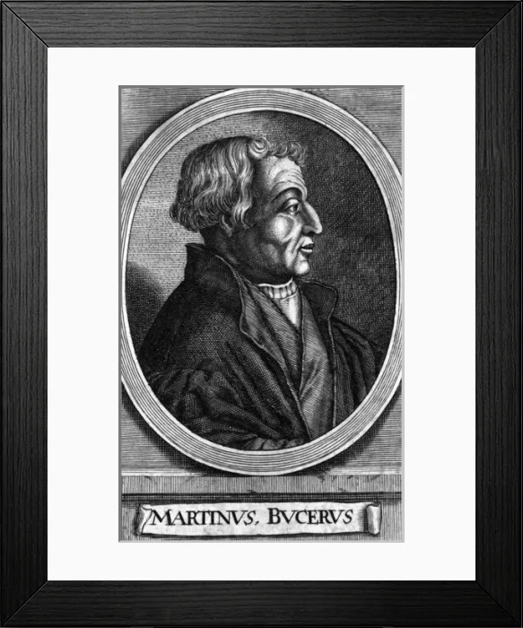 Framed Print : Martin Bucer - German protestant reformer Framed Print : Martin Bucer - German protestant reformer