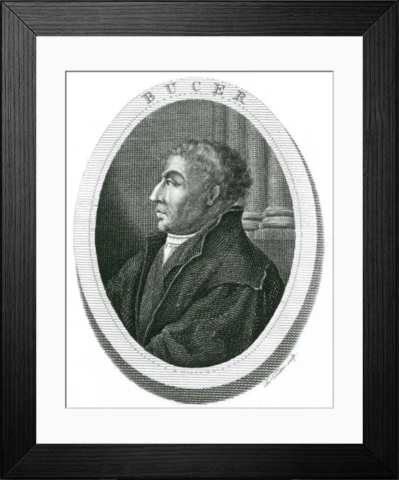 Framed Print : Martin Bucer - German protestant reformer Framed Print : Martin Bucer - German protestant reformer