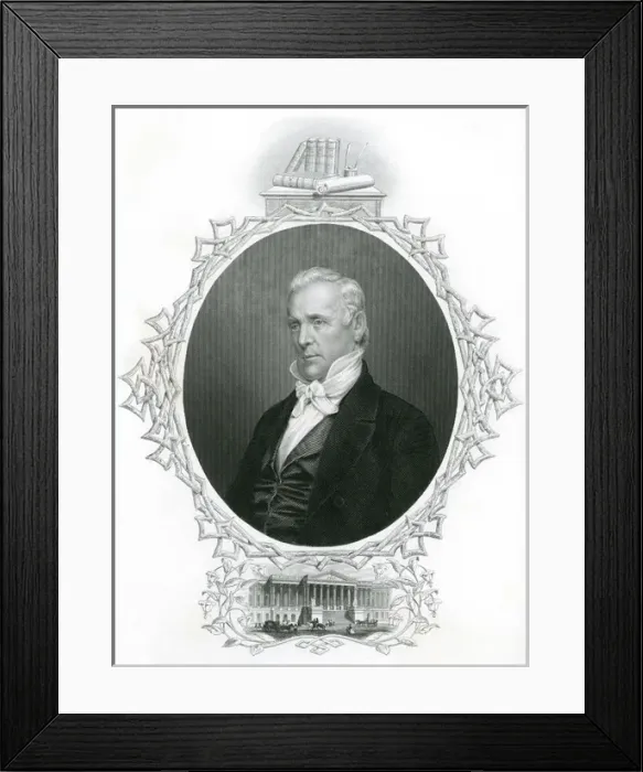 Framed Print : James Buchanan - President of the United States Framed Print : James Buchanan - President of the United States