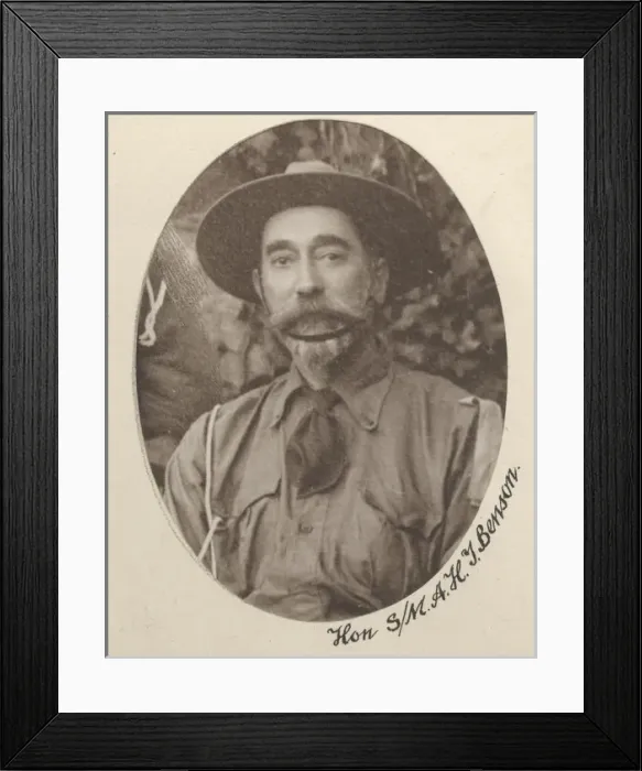 Framed Print : A H T Benson, Transvaal Scout Council Framed Print : A H T Benson, Transvaal Scout Council