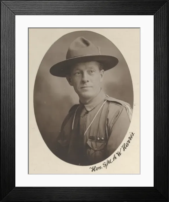 Framed Print : A W Harris, Transvaal Scout Council Framed Print : A W Harris, Transvaal Scout Council