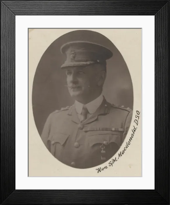 Framed Print : Macdonald DSO, Transvaal Scout Council Framed Print : Macdonald DSO, Transvaal Scout Council