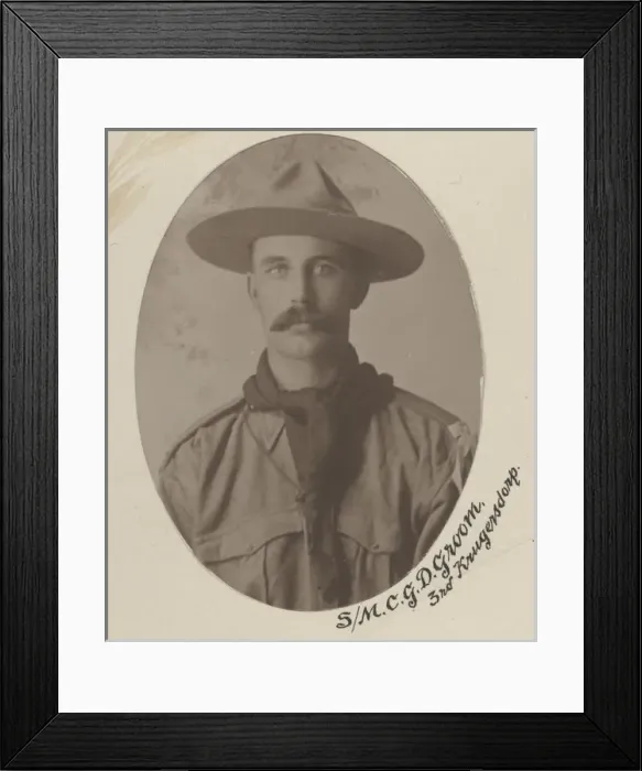 Framed Print : C G D Groom, 3rd Krugersdorp Scout Troop, South Africa Framed Print : C G D Groom, 3rd Krugersdorp Scout Troop, South Africa