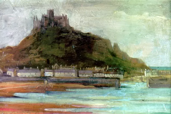 St Michaels Mount - the island, village and harbour