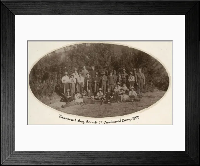 Framed Print : Transvaal Boy Scouts combined camp Framed Print : Transvaal Boy Scouts combined camp