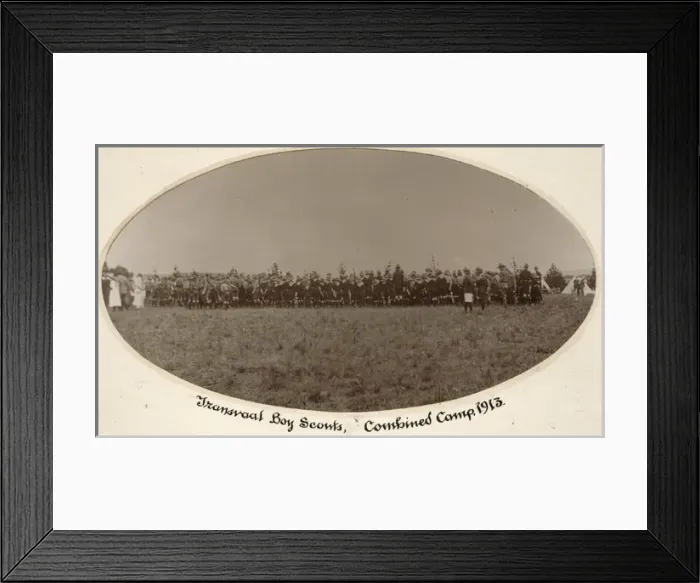 Framed Print : Transvaal Boy Scouts Association combined camp Framed Print : Transvaal Boy Scouts Association combined camp