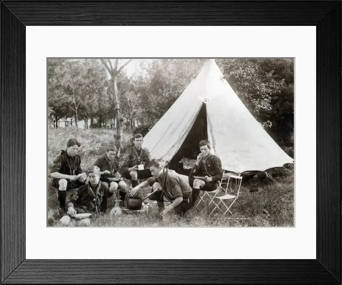 Framed Print : Scouts of the 4th Durban Troop, South Africa Framed Print : Scouts of the 4th Durban Troop, South Africa
